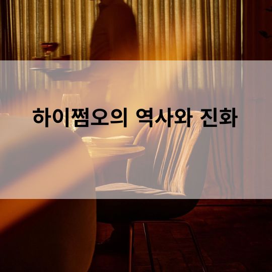 하이쩜오의 역사와 진화 유리마담
